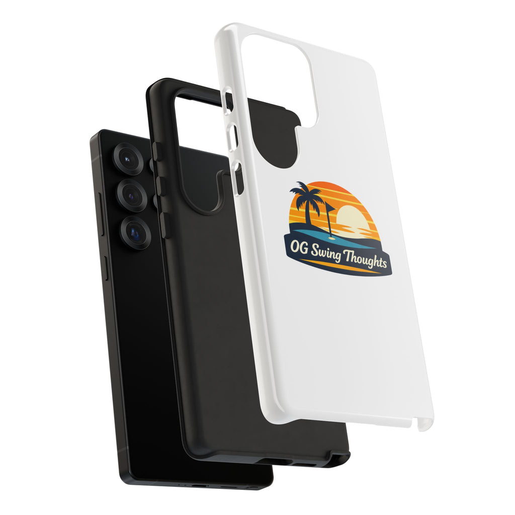 Phone Case - "OG Swing Thoughts" Tropical Sunset Design