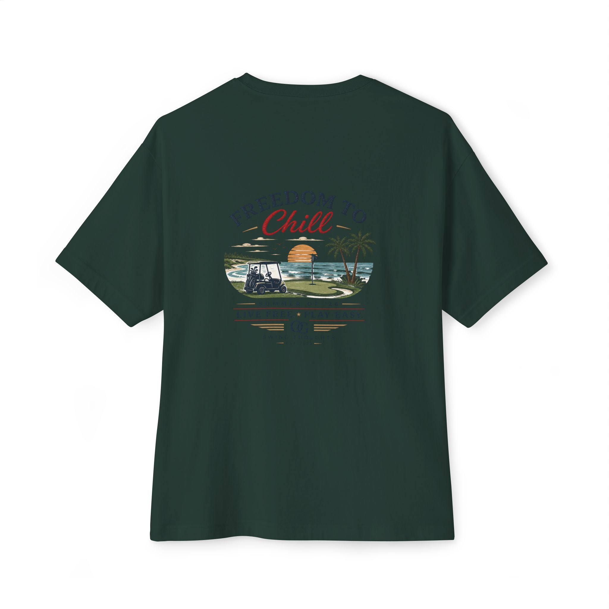 Freedom to Chill Tee — "Live Free Play Easy" T-Shirt