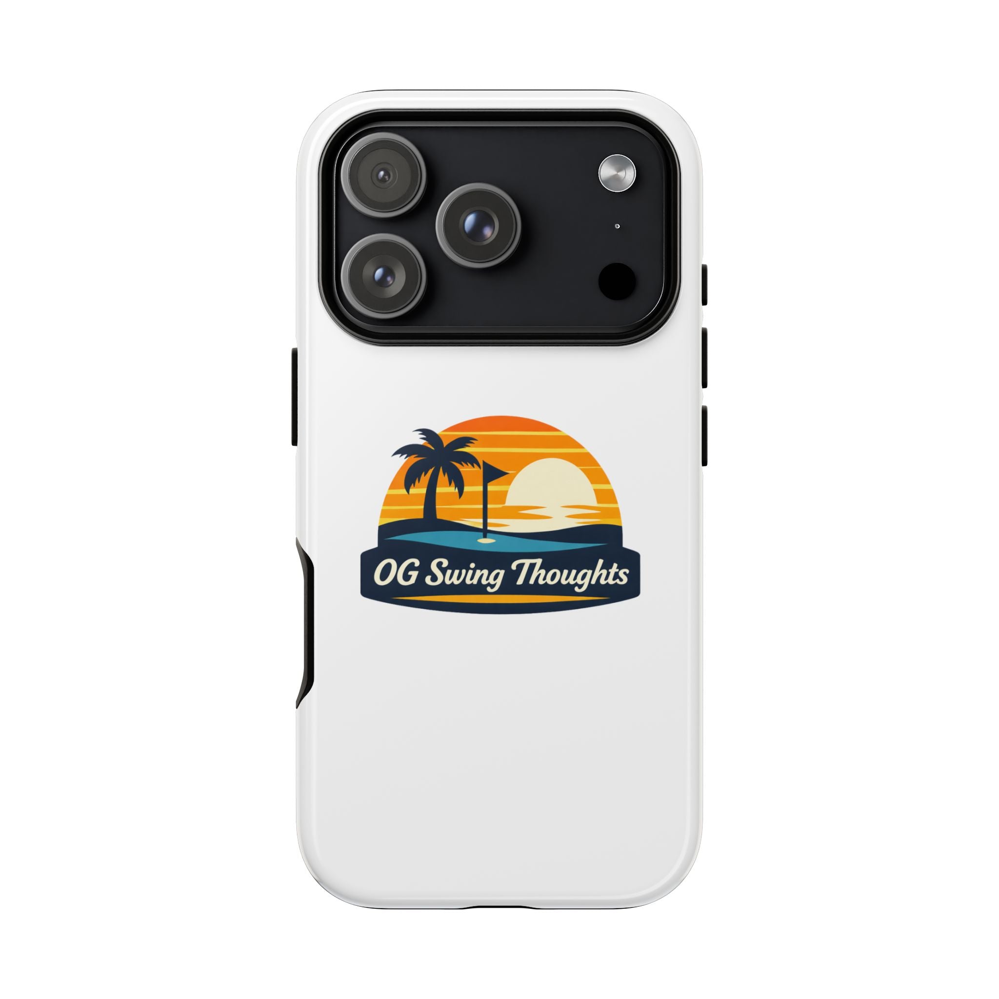 Phone Case - "OG Swing Thoughts" Tropical Sunset Design