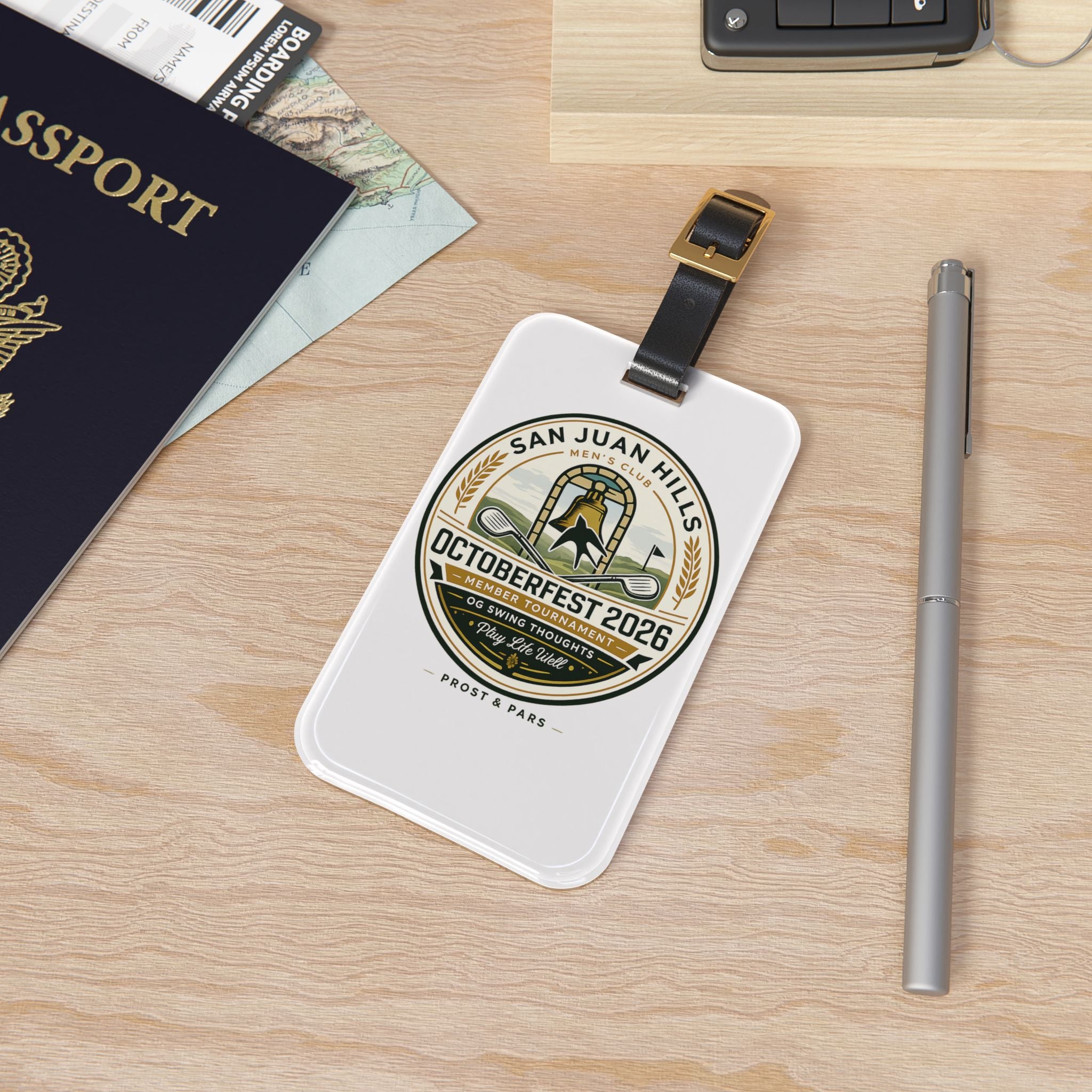 Octoberfest 2026 Bag Tag — San Juan Hills Men's Group