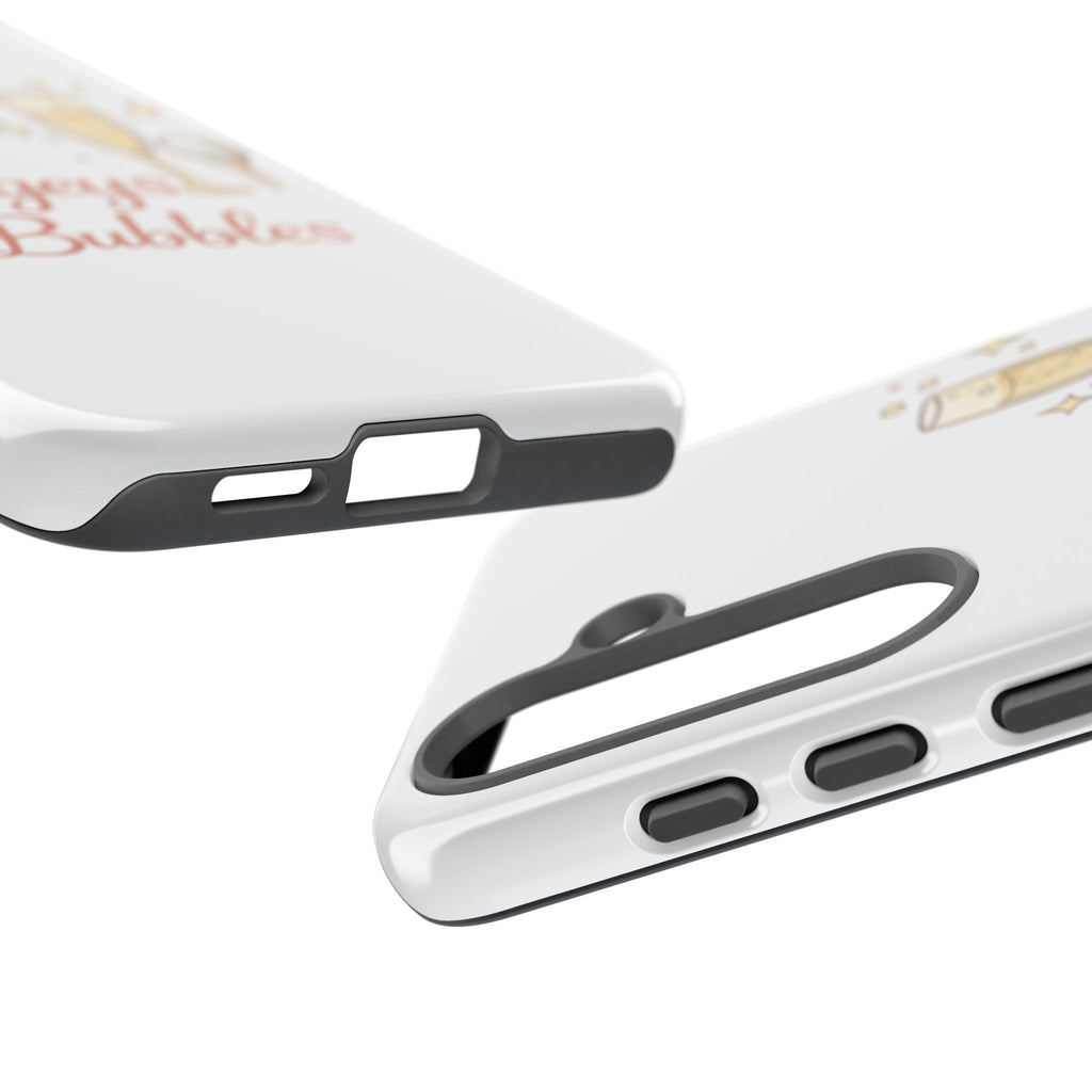 Phone Case — "Bogeys & Bubbles" Champagne Golf Design