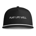 Play Life Well Rope Cap — Sunwashed Embroidered Baseball Hat