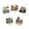 Play Life Well Greeting Card Set (5-Pack) — 'Life Moments', 'Another Year Another Round', 'Thanks to the Good Ones'