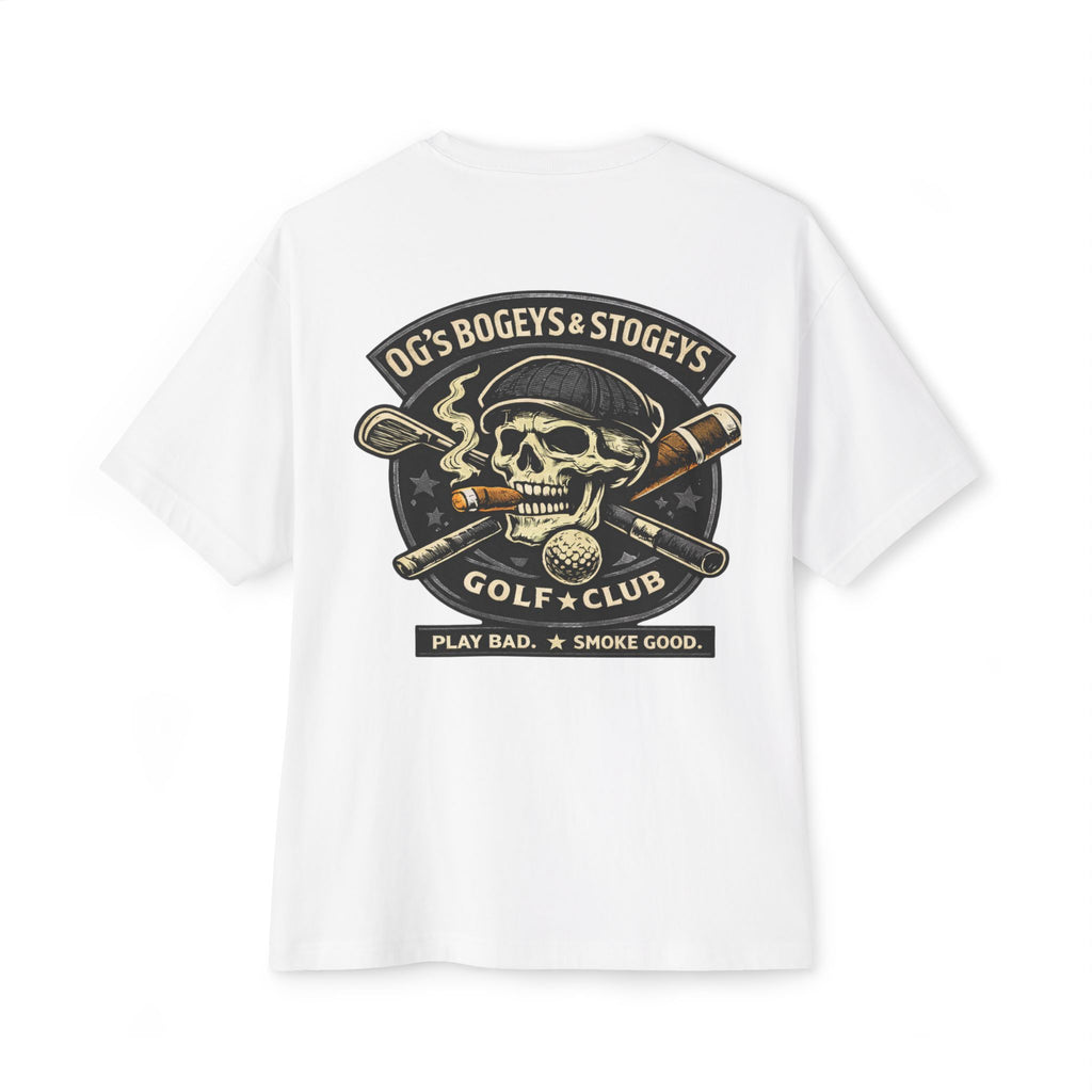 OG's Bogeys & Stogeys Golf Club Tee — Skull Golf Shirt