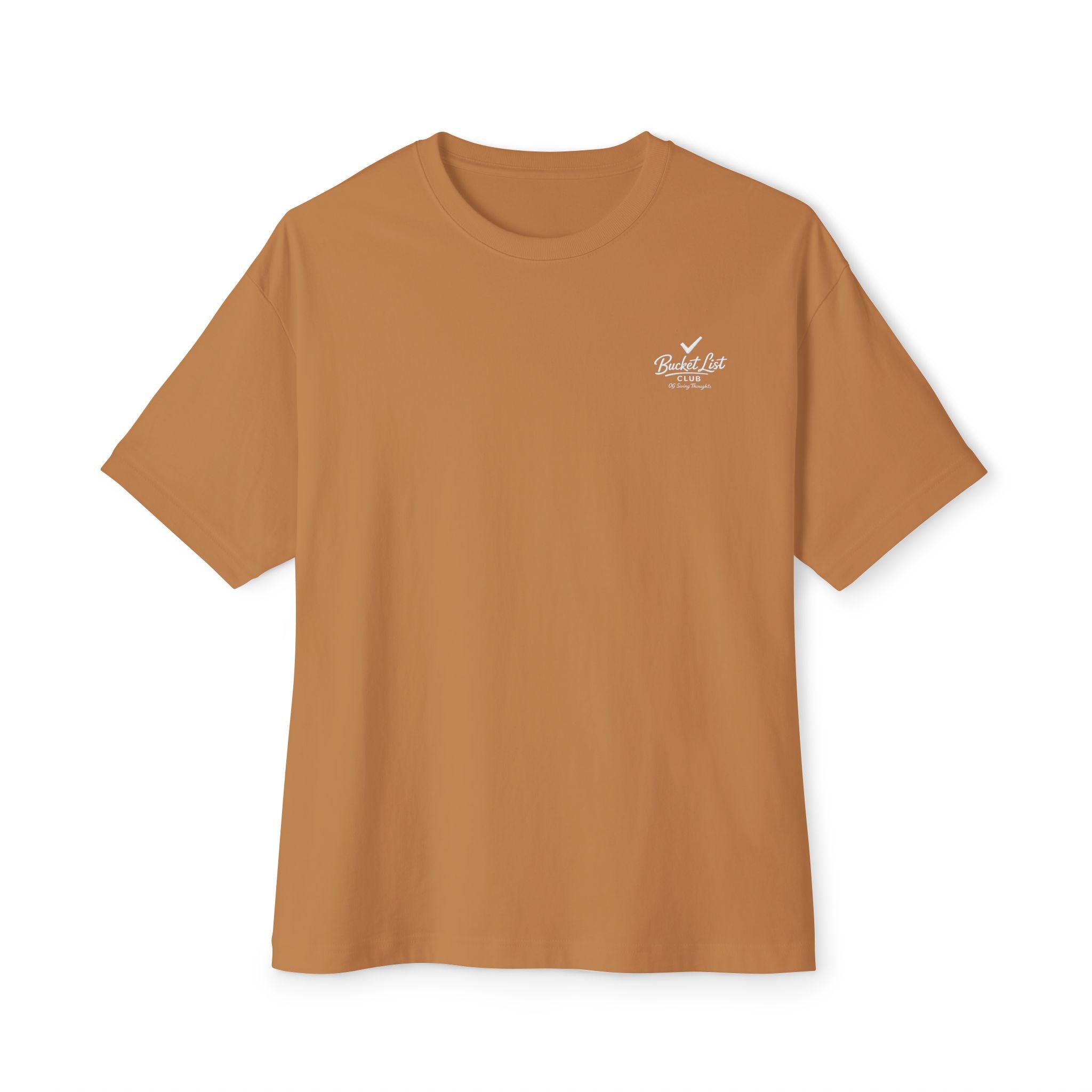 Golf Bucket List Tee — Casual Oversized Golf T‑Shirt
