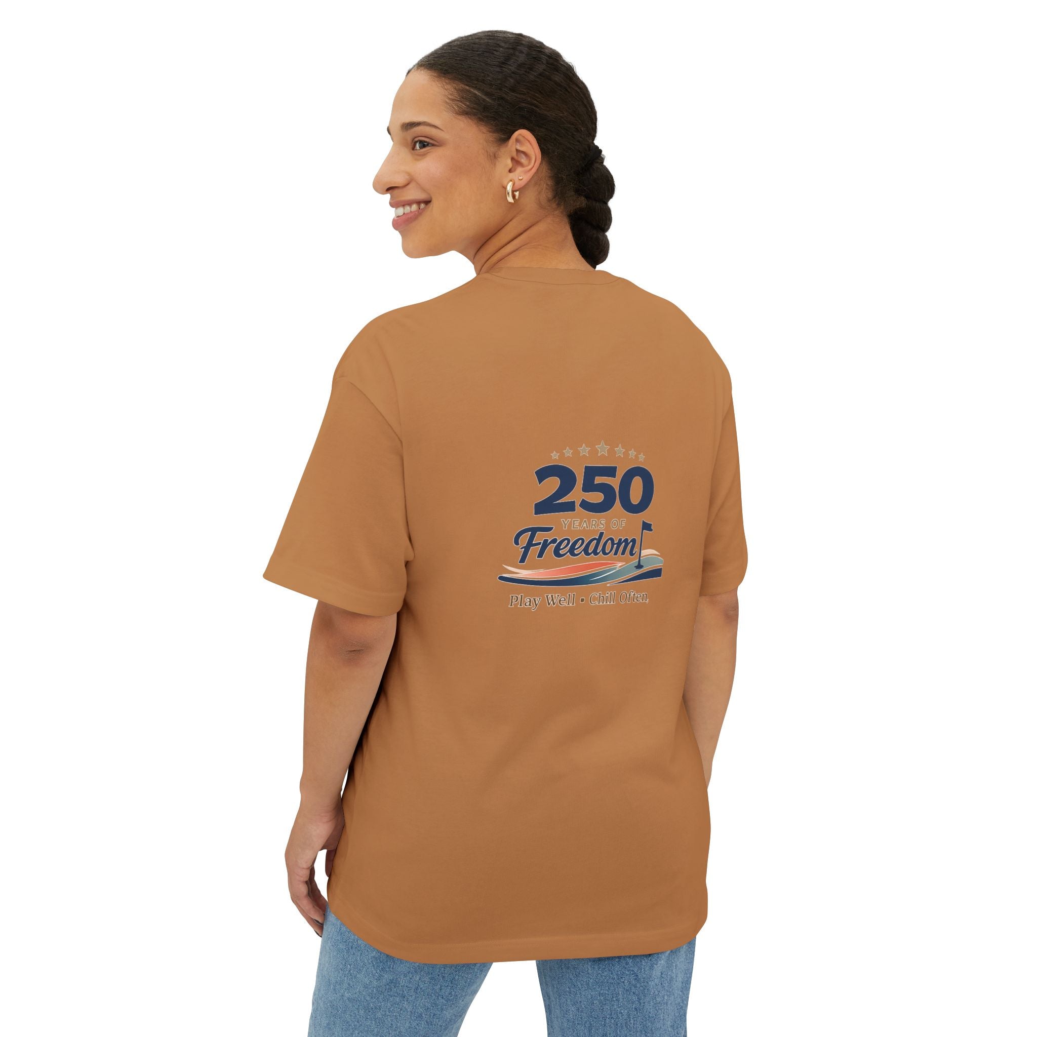 250 Years of Freedom Tee — Anniversary Patriotic T‑Shirt (Play Well • Chill Often)