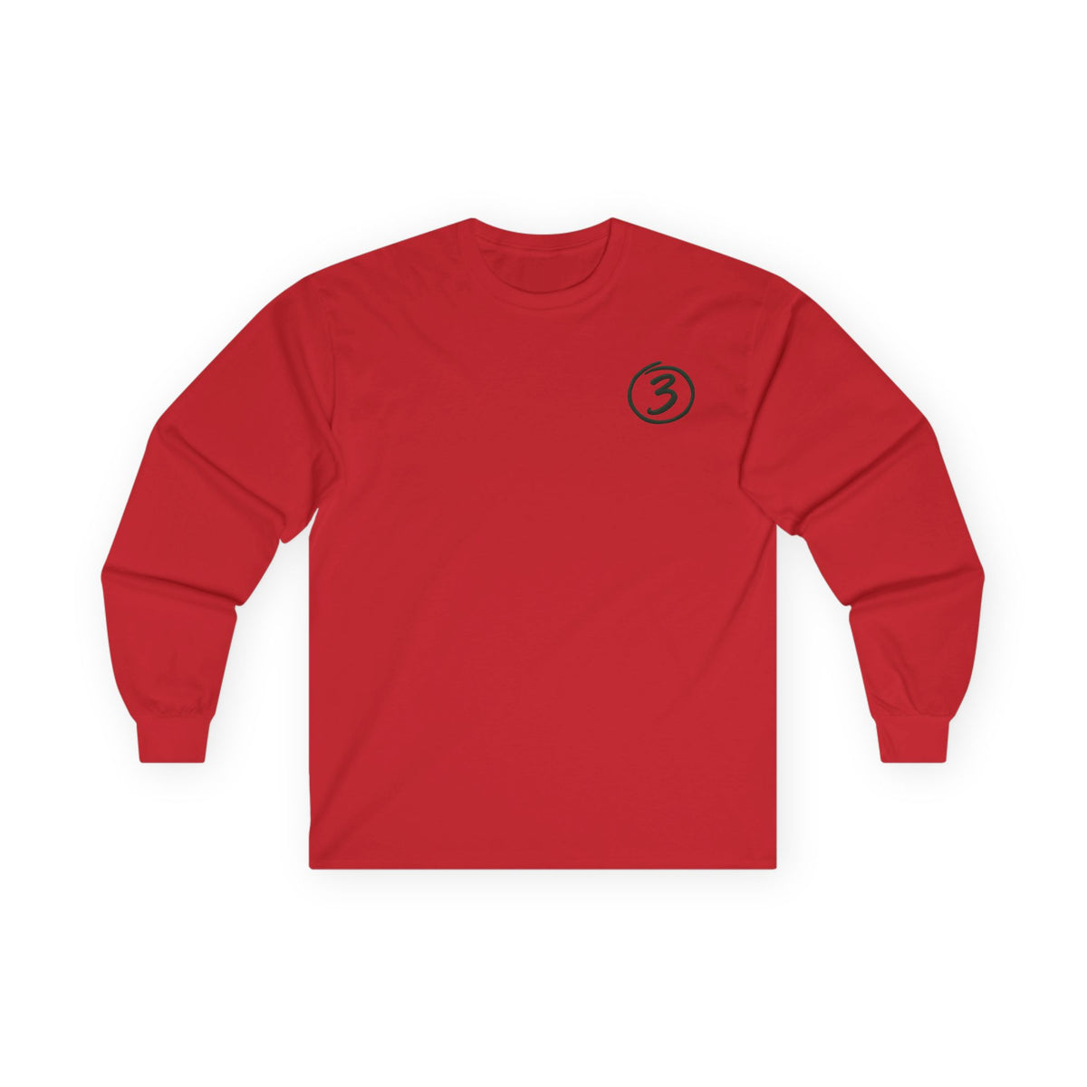 "Put Me Down for 3" Long Sleeve Tee - Play Life Well. Do Good