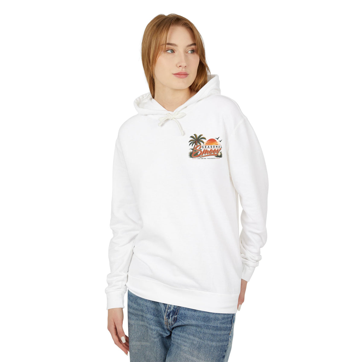 Smoov Season Hoodie – Beach Sunset Palm Graphic Hoodie