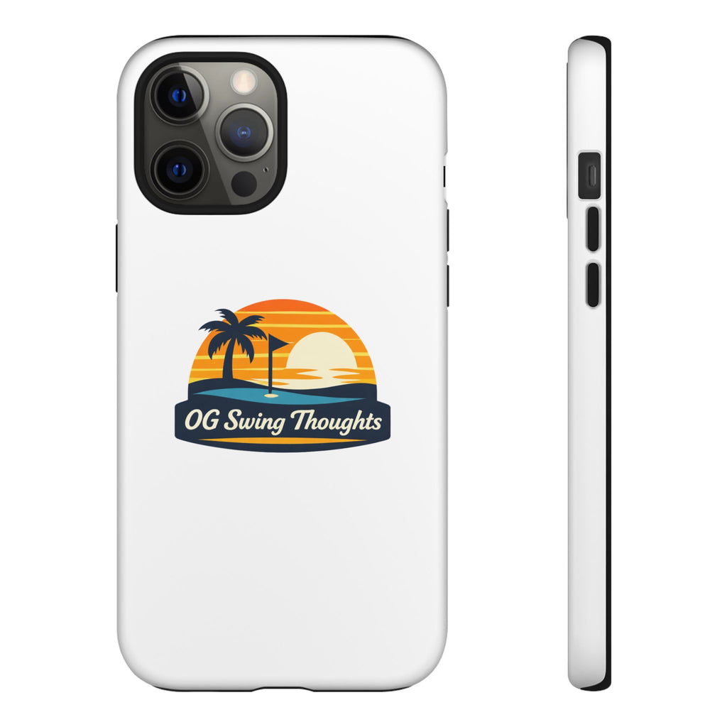 Phone Case - "OG Swing Thoughts" Tropical Sunset Design