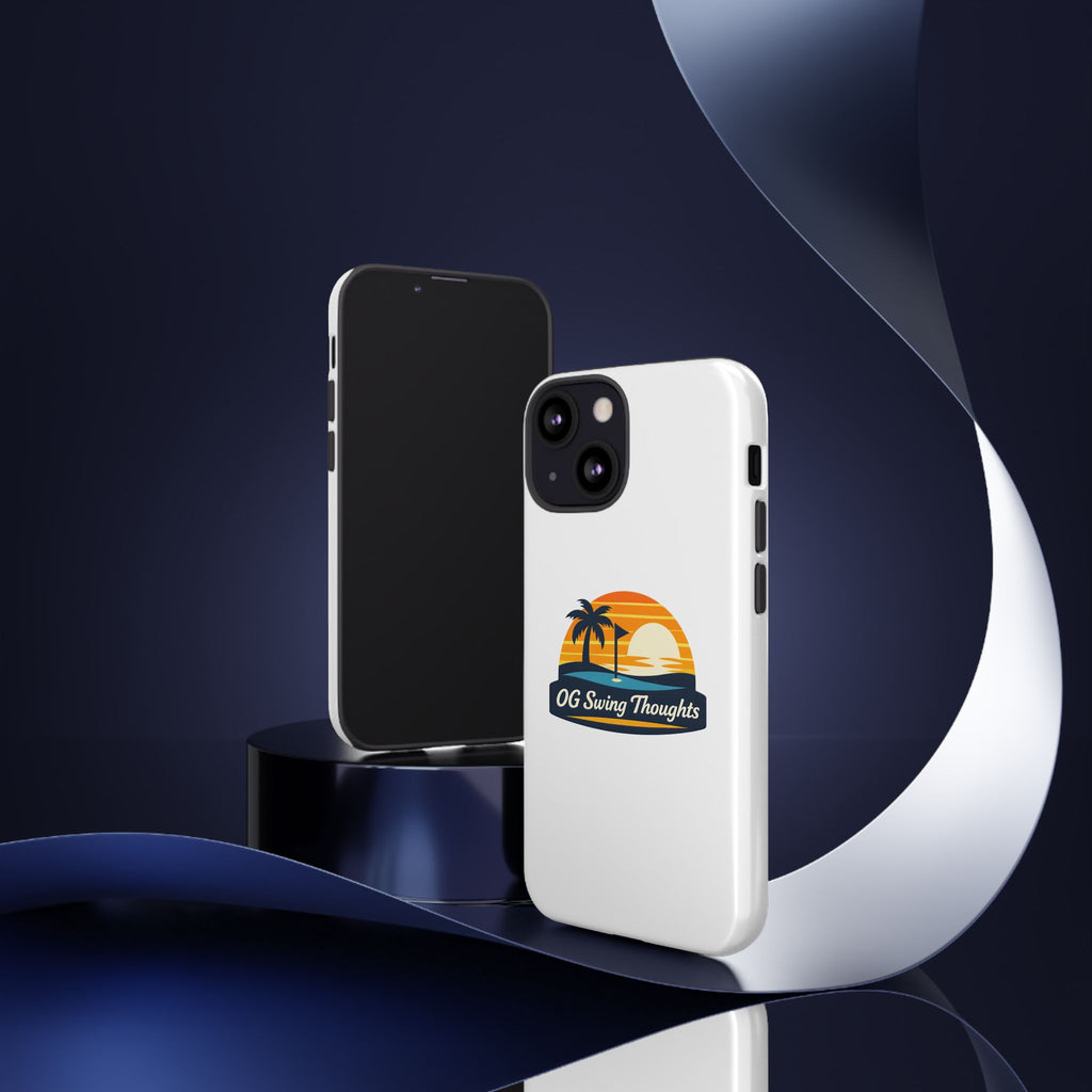 Phone Case - "OG Swing Thoughts" Tropical Sunset Design