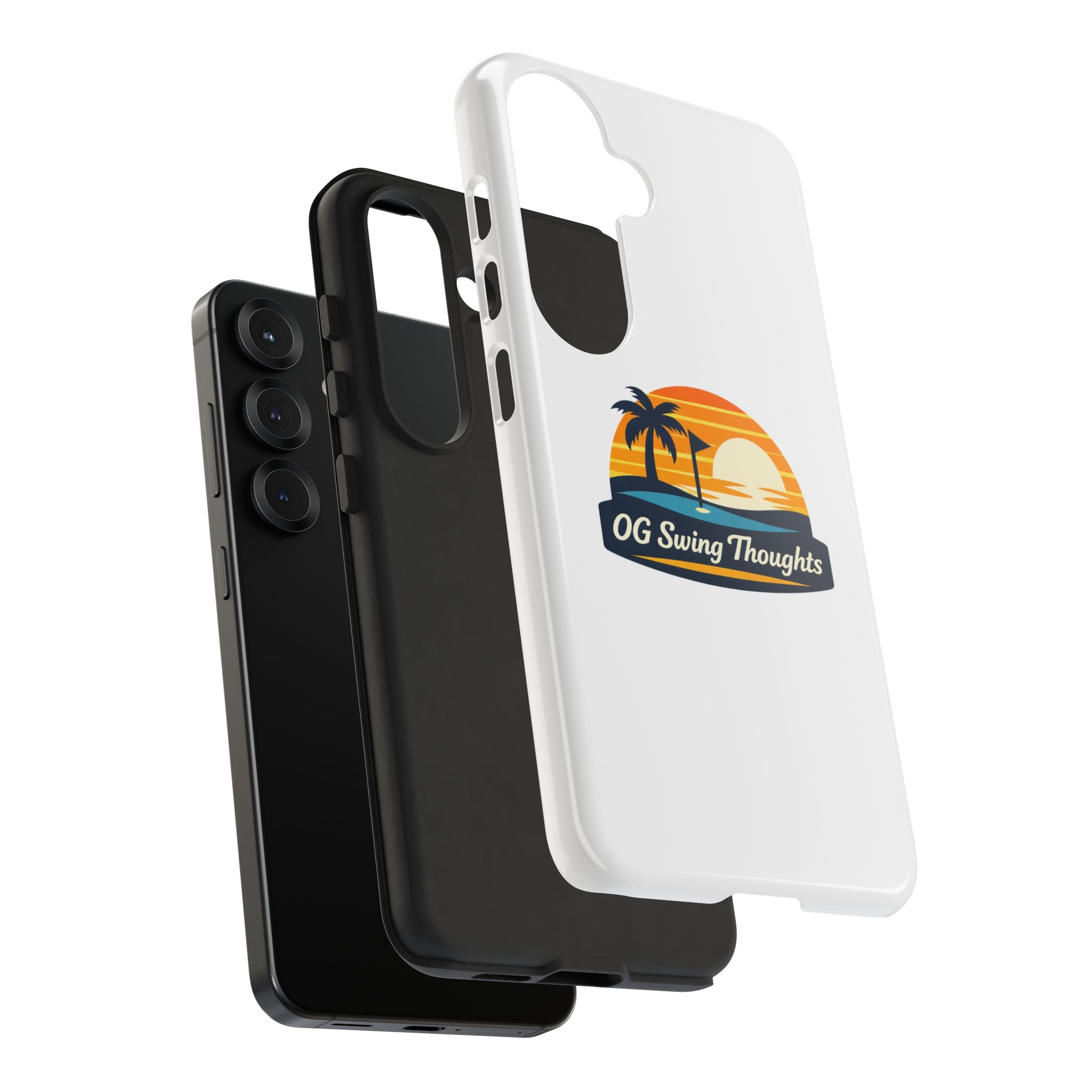 Phone Case - "OG Swing Thoughts" Tropical Sunset Design