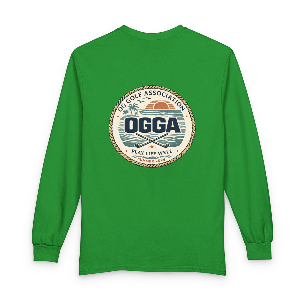 OGGA Vintage Golf Long Sleeve Tee — Play Life Well