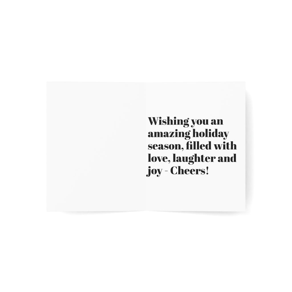 Coastal Christmas Golf Greeting Cards – "Merry Bright & Smoov" Holiday Note Cards (Pack Options)