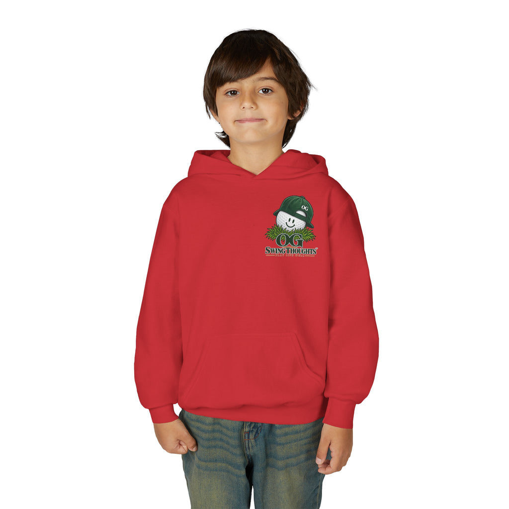 "Little Legend" Youth Golf Hoodie — "OG Swing Thoughts" Kids Golf Pullover