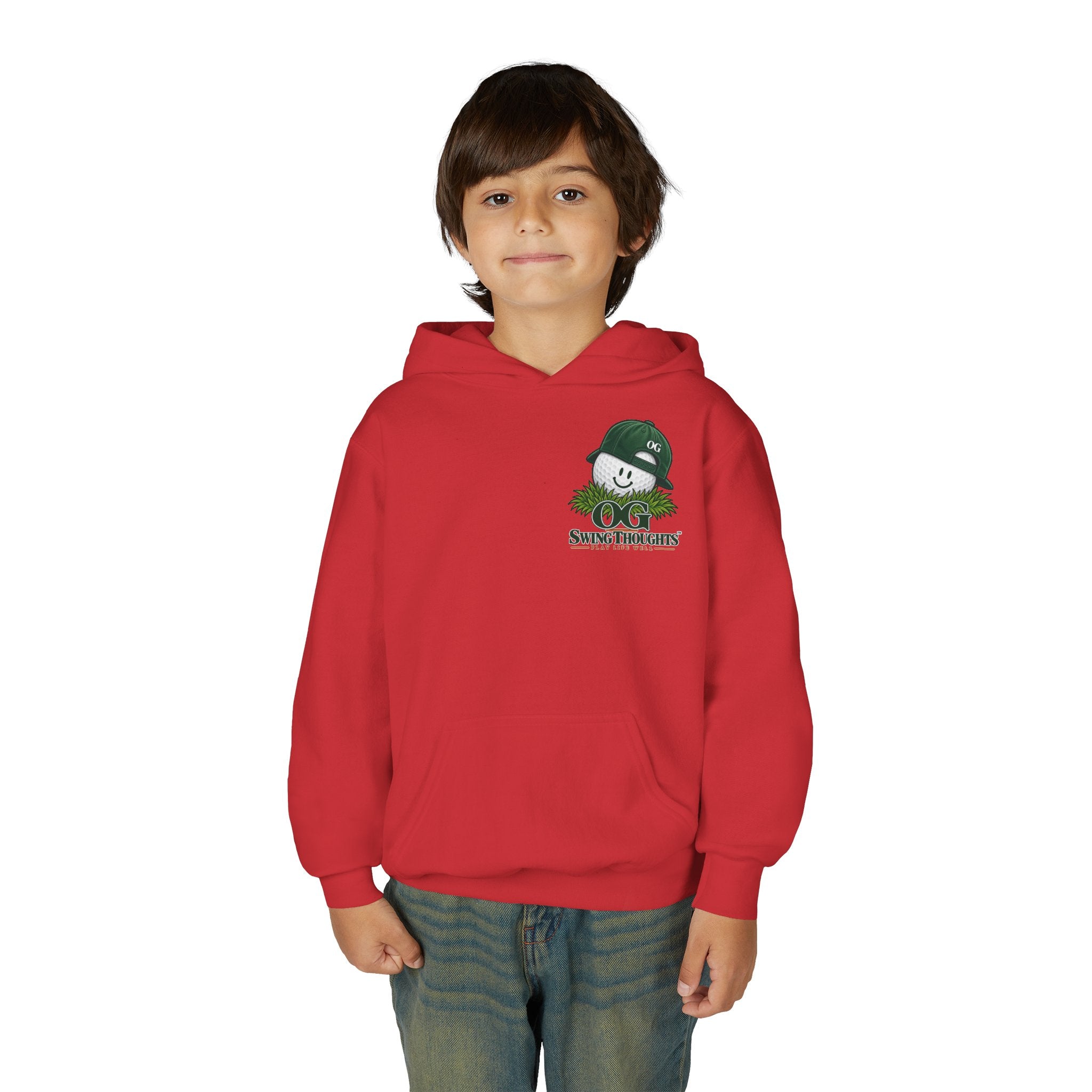 "Little Legend" Youth Golf Hoodie — "OG Swing Thoughts" Kids Golf Pullover
