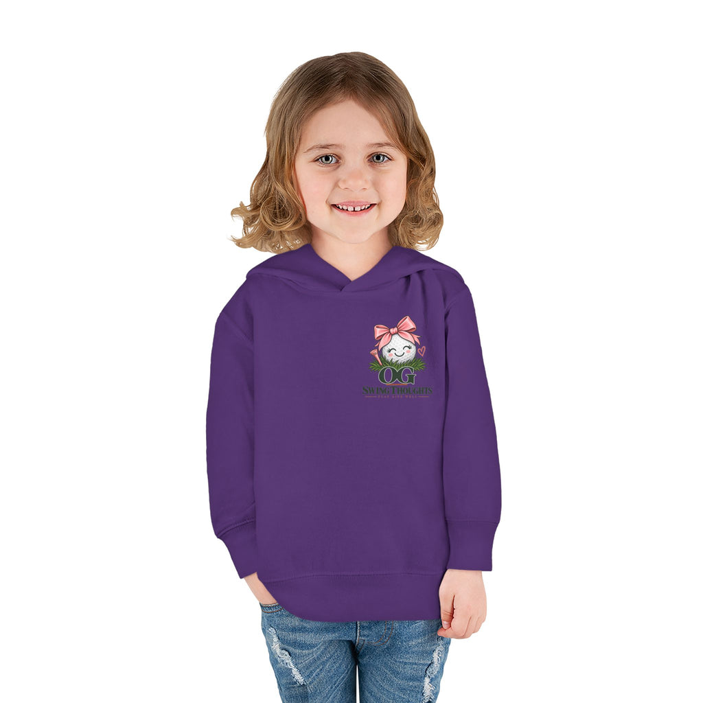 "Future Golf Pro" Toddler Hoodie — OG Swing Thoughts Golf Design (Play Live Well)