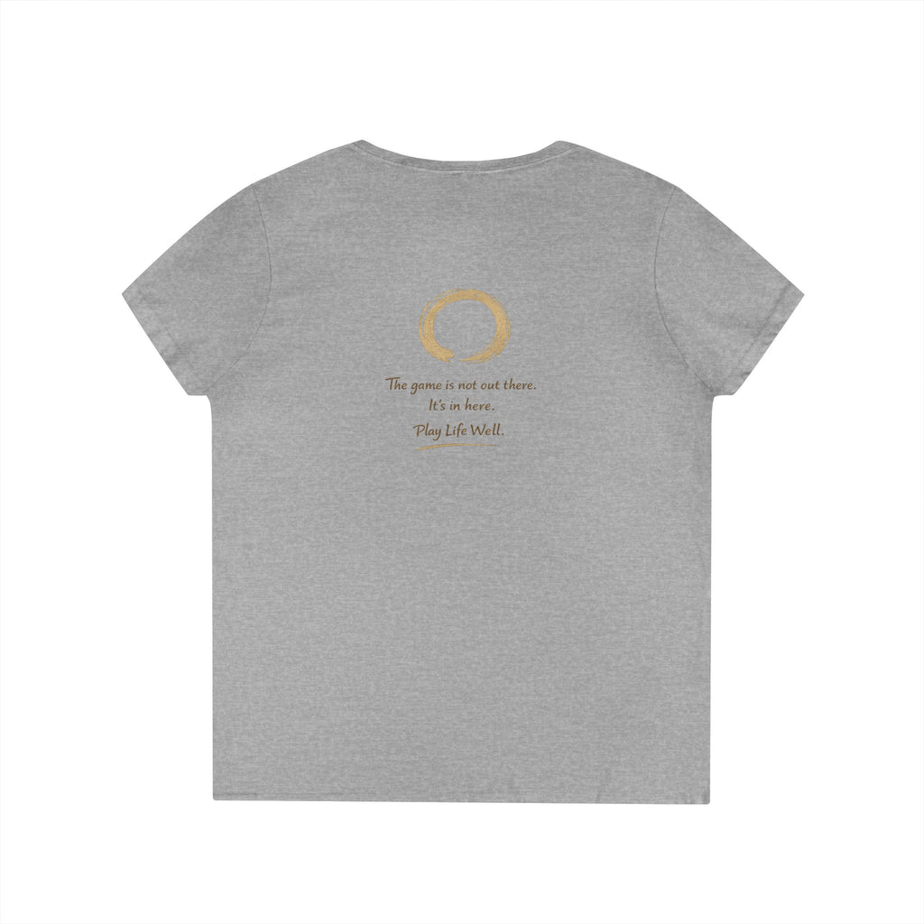 Zen Collection "Serenity" Ladies' V-Neck T-Shirt