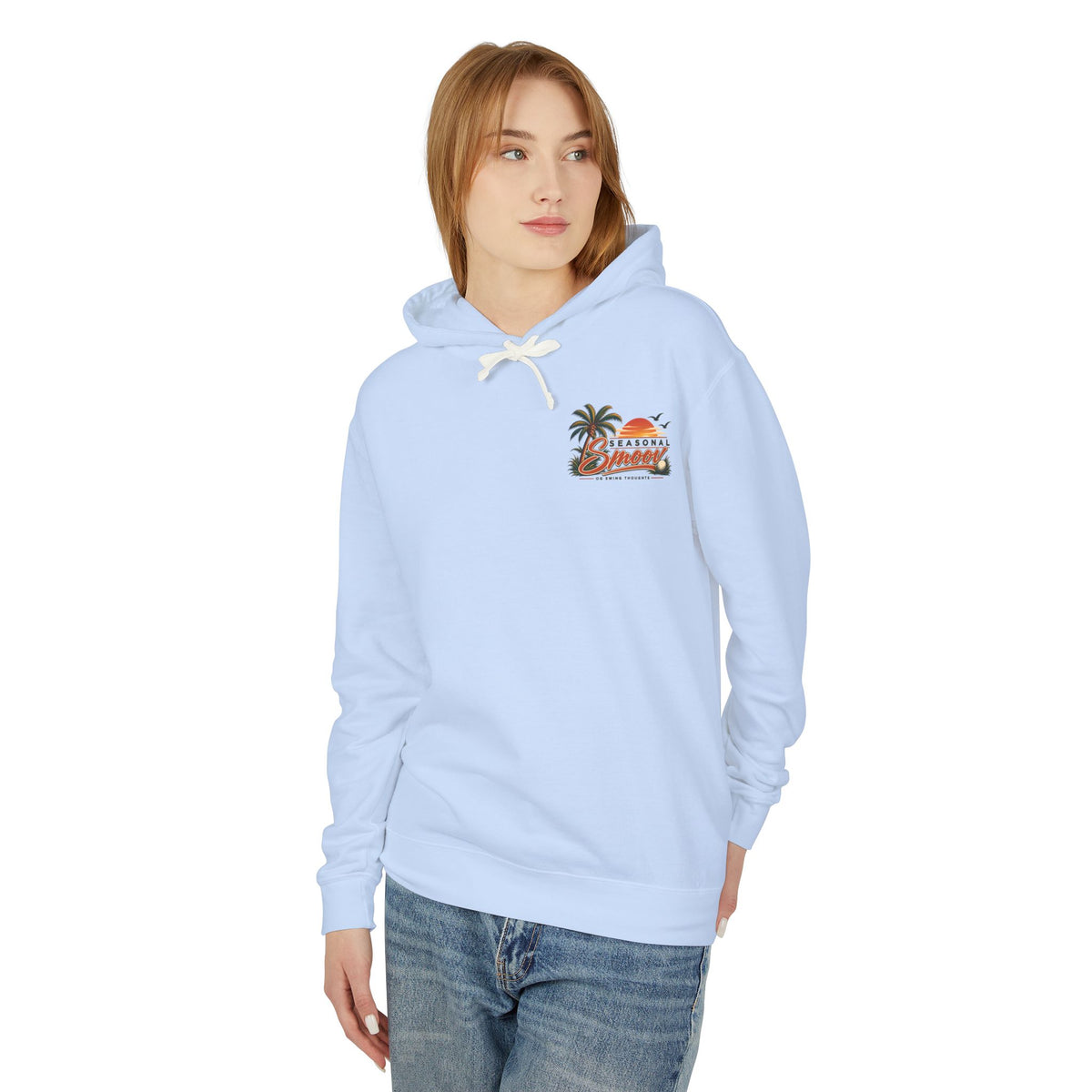 Smoov Season Hoodie – Beach Sunset Palm Graphic Hoodie