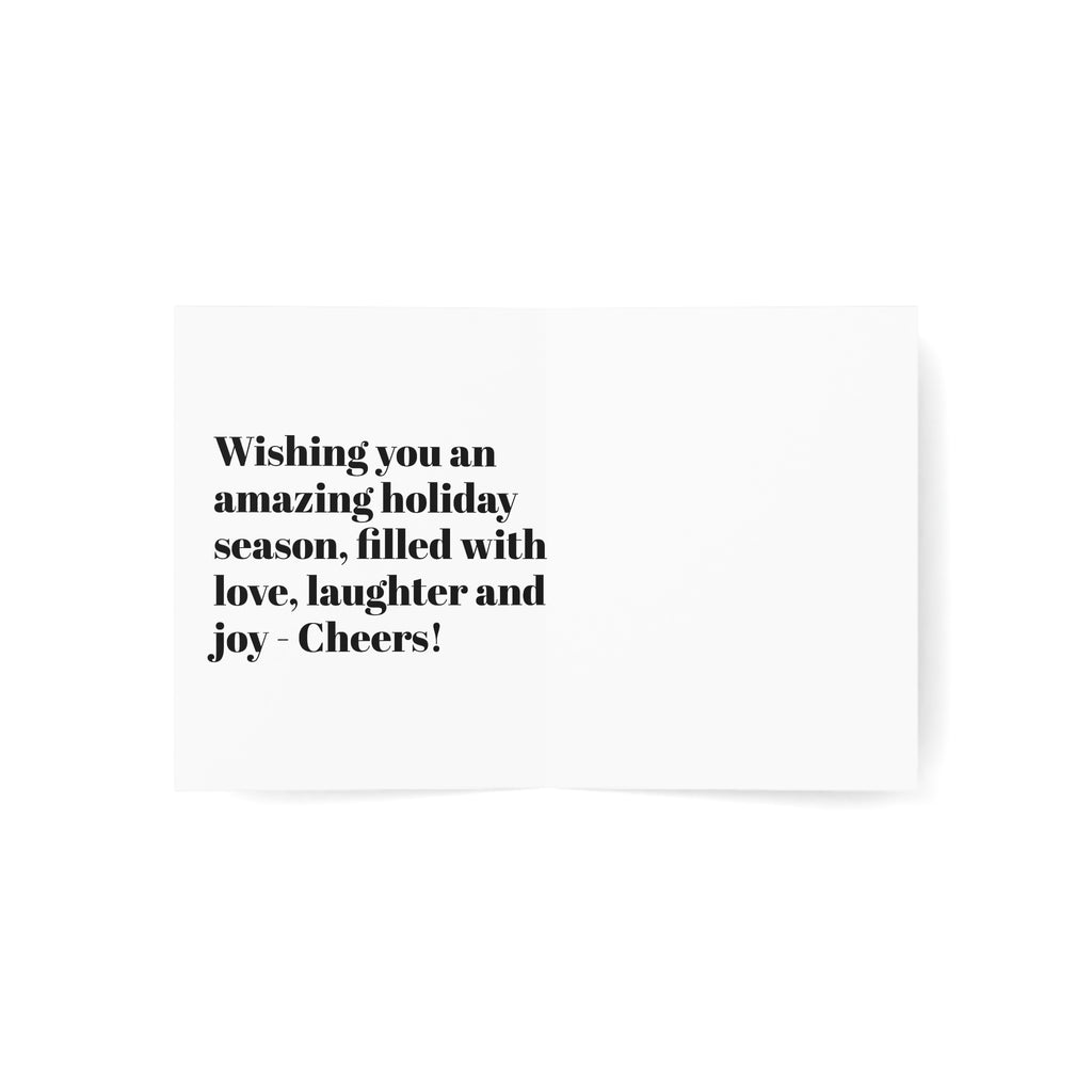 Coastal Christmas Golf Greeting Cards – "Merry Bright & Smoov" Holiday Note Cards (Pack Options)