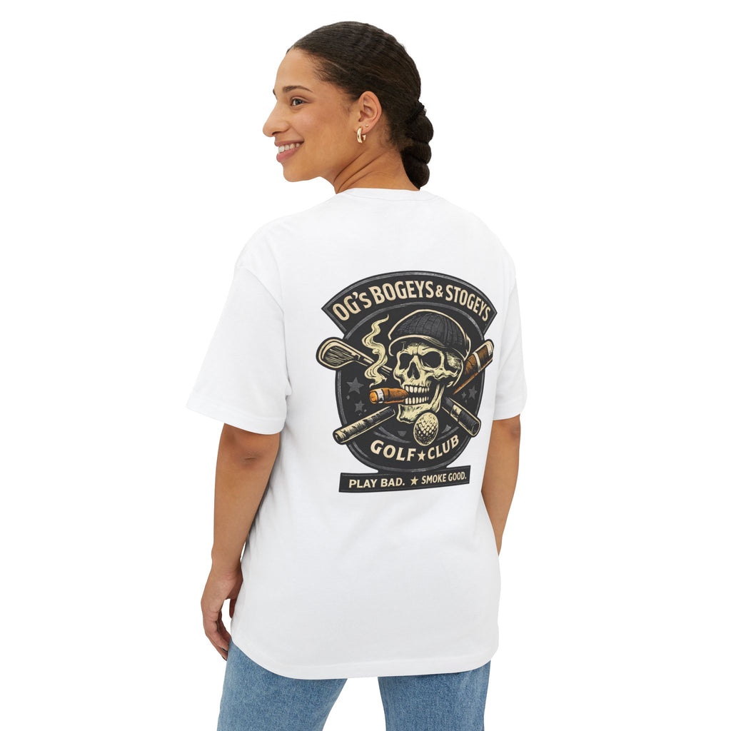 OG's Bogeys & Stogeys Golf Club Tee — Skull Golf Shirt
