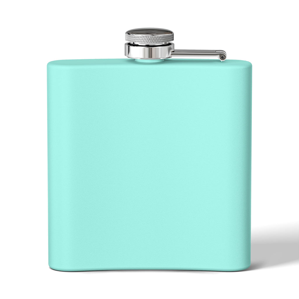 Golf Flask — “Birdie Juice” 6oz Stainless Steel Hip Flask (Golf Gift)