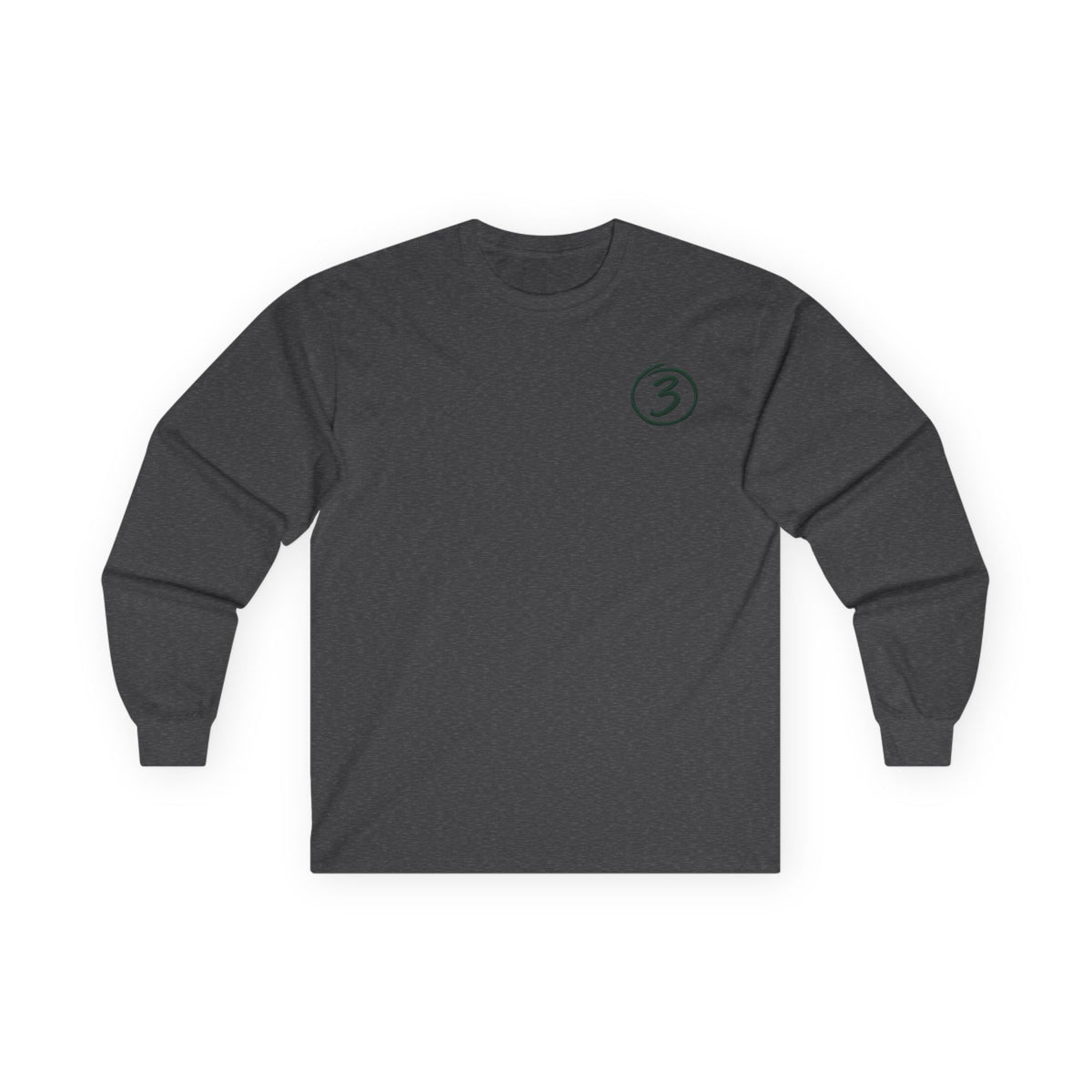 "Put Me Down for 3" Long Sleeve Tee - Play Life Well. Do Good
