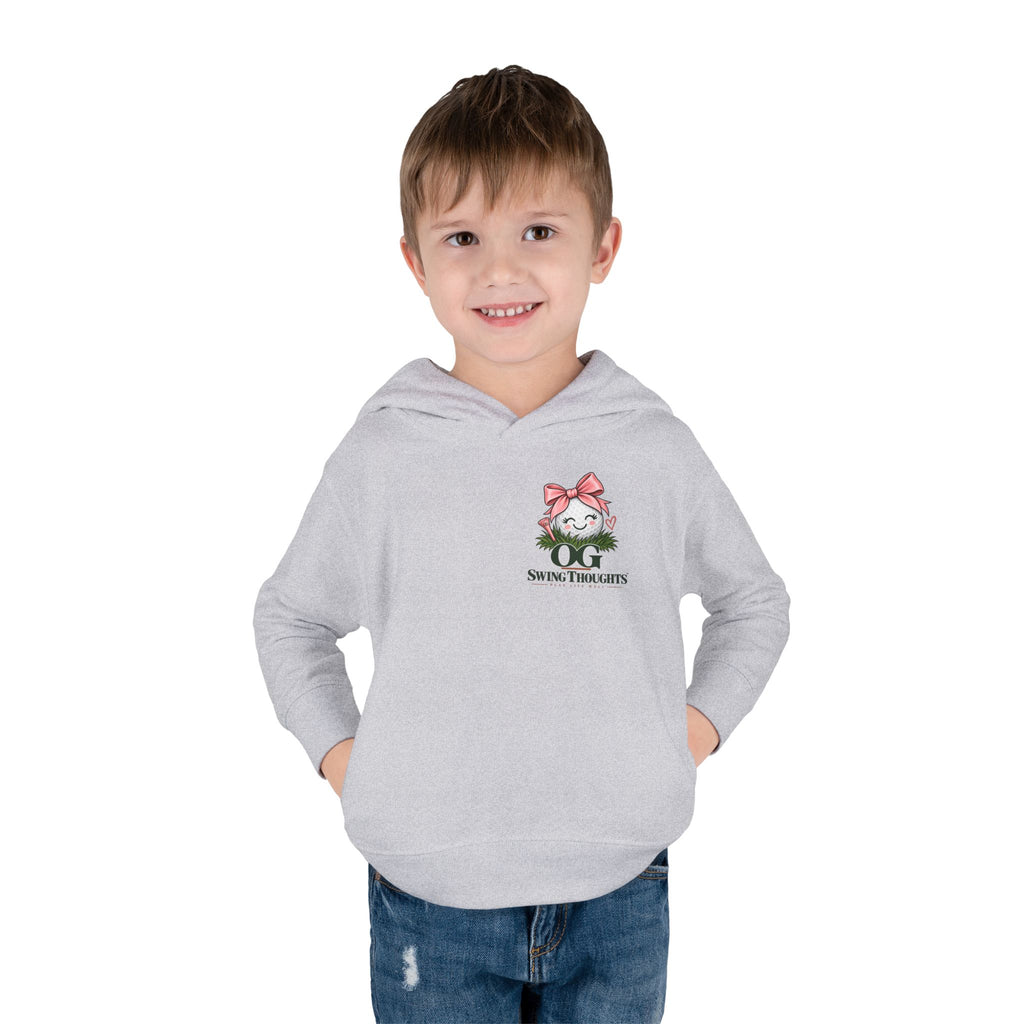 "Future Golf Pro" Toddler Hoodie — OG Swing Thoughts Golf Design (Play Live Well)