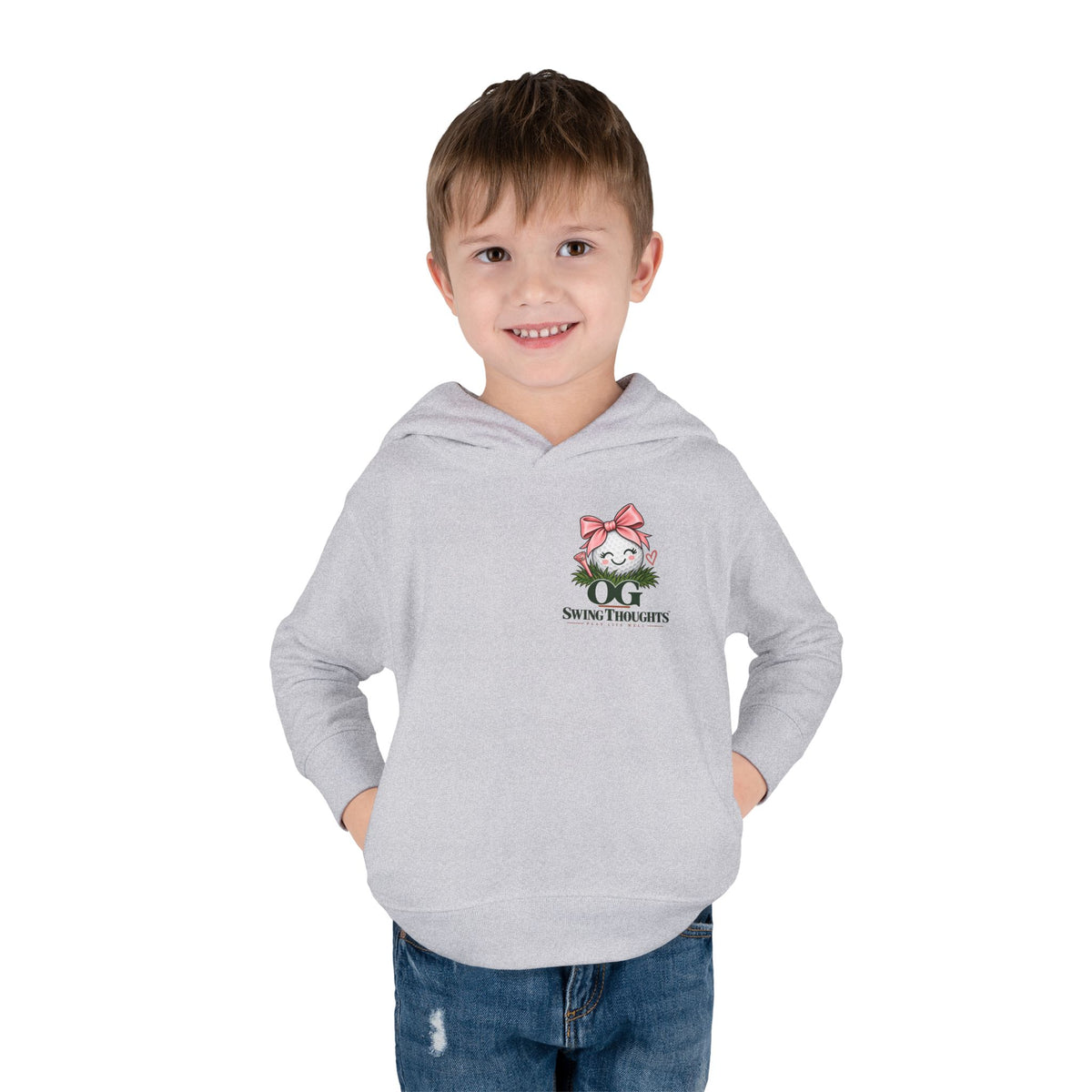 "Future Golf Pro" Toddler Hoodie — OG Swing Thoughts Golf Design (Play Live Well)