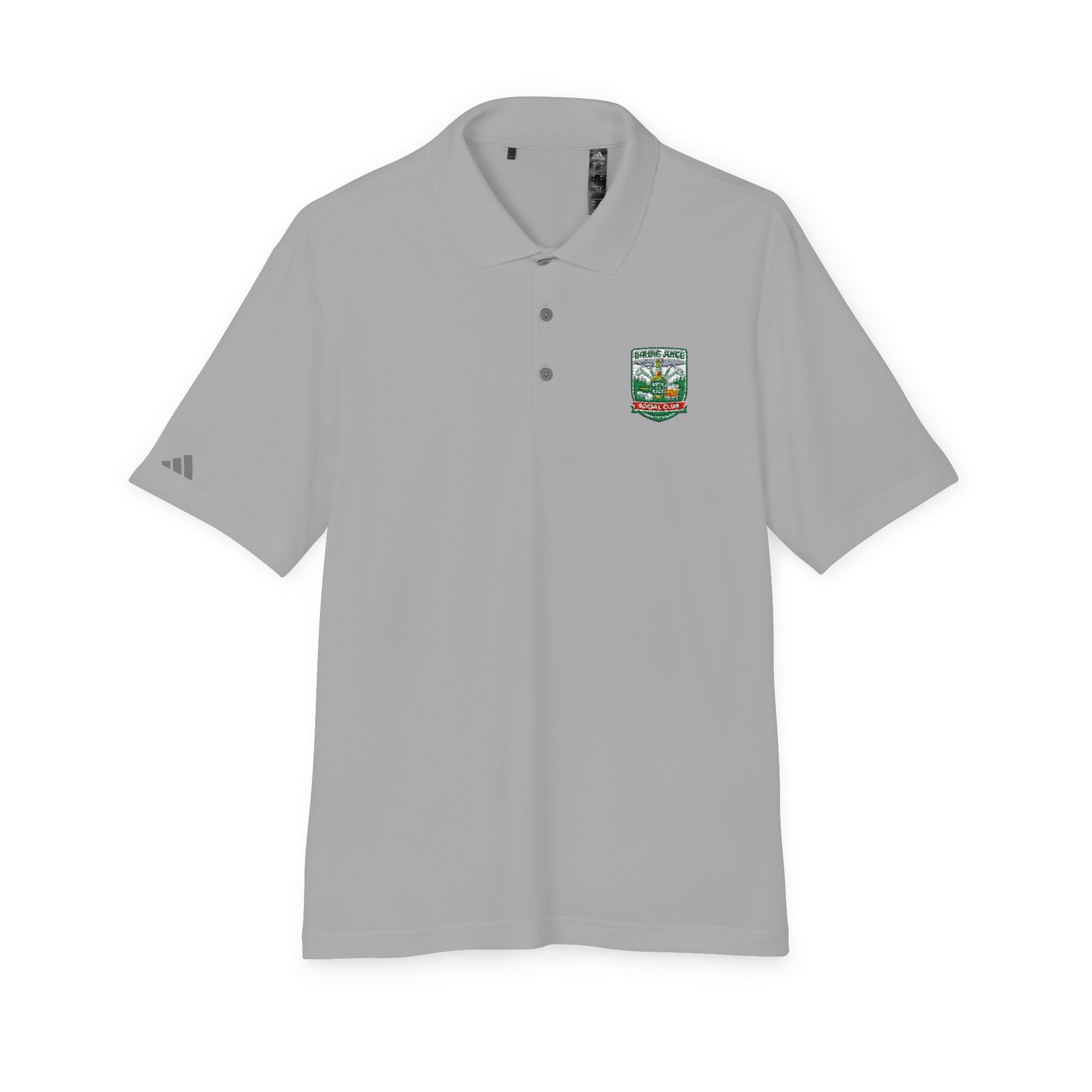 adidas Birdie Juice Social Club Performance Polo  — Athletic Golf & Work Shirt