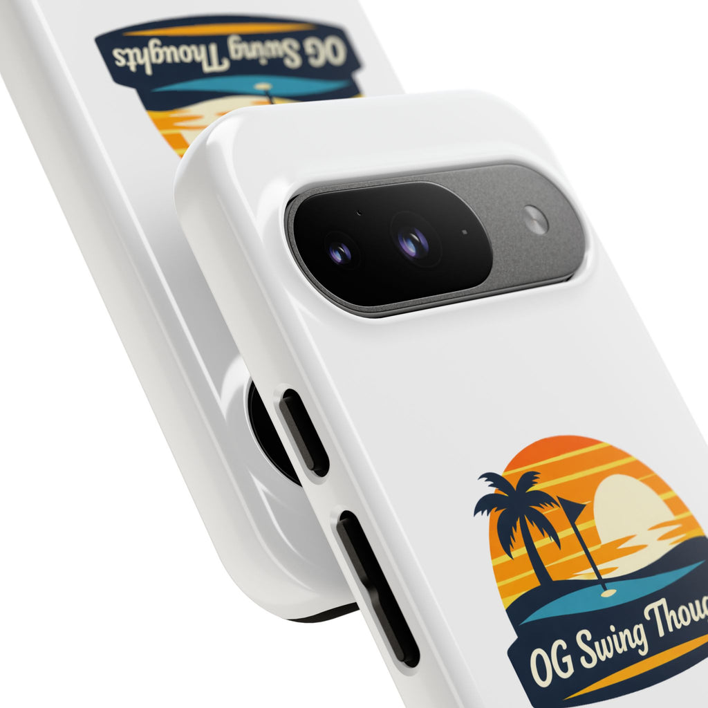 Phone Case - "OG Swing Thoughts" Tropical Sunset Design