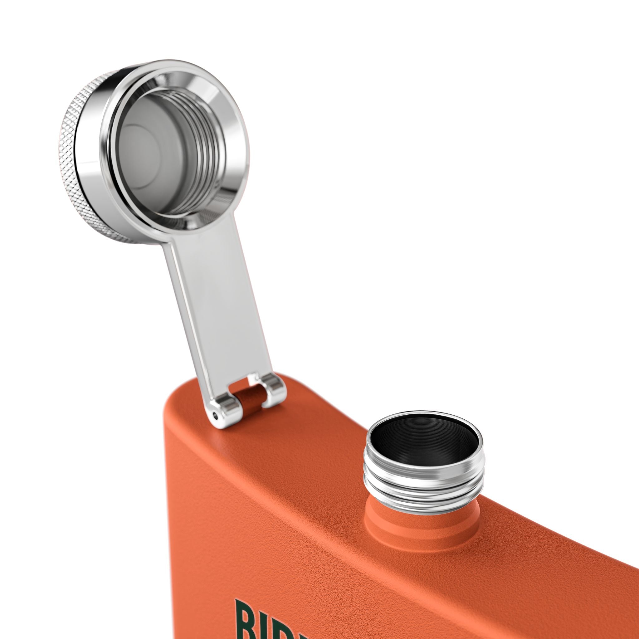 Golf Flask — “Birdie Juice” 6oz Stainless Steel Hip Flask (Golf Gift)