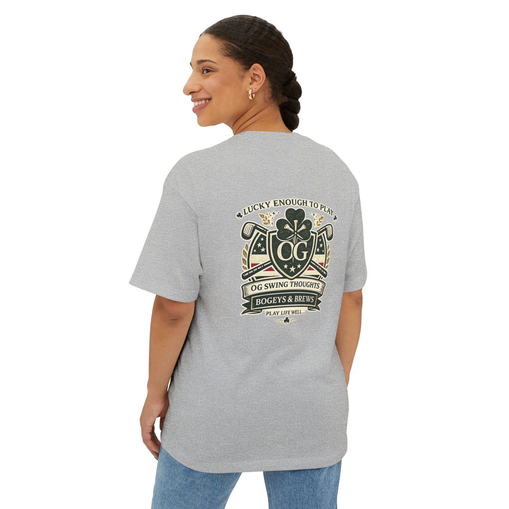 Lucky to Play — “OG Swing Thoughts” Graphic T-Shirt