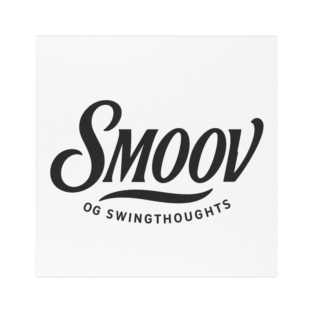 Car Magnet — "SMOOV" OG Swingthoughts Retro Script