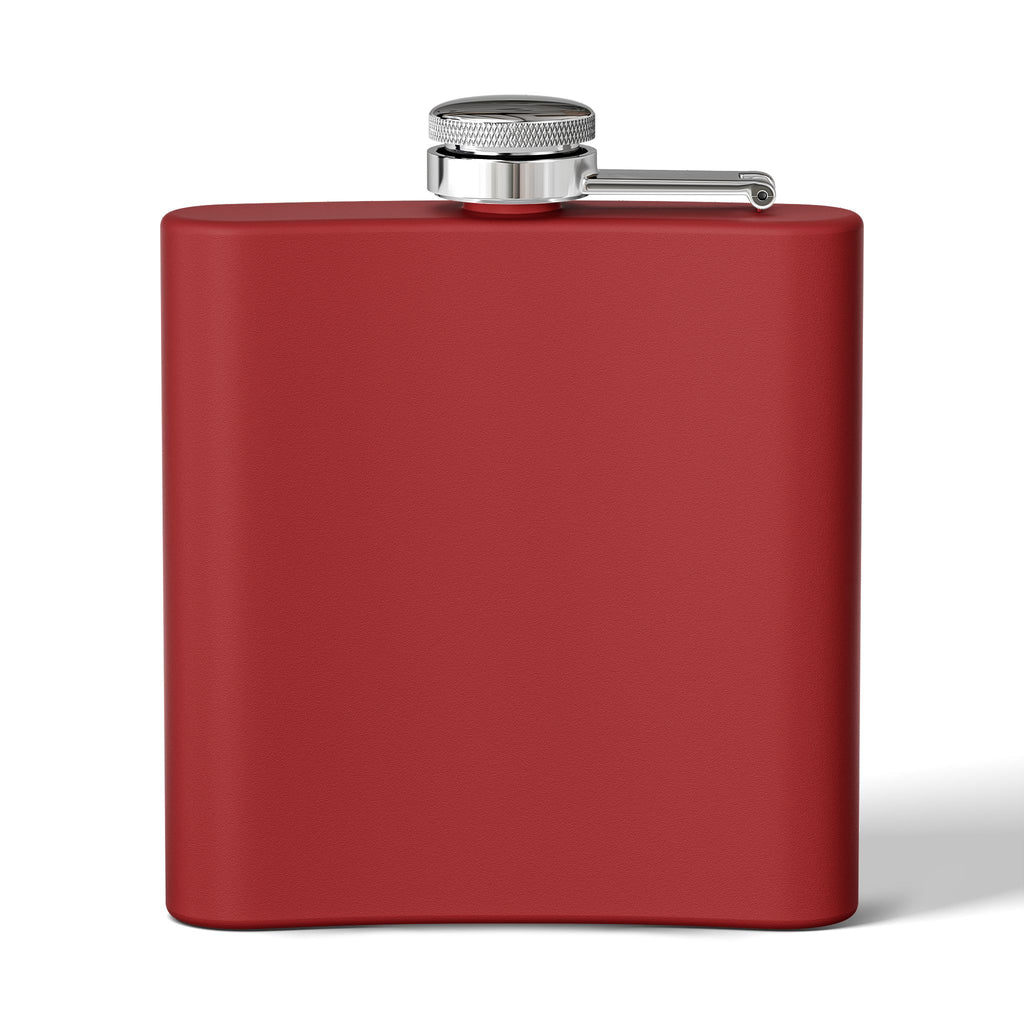 Golf Flask — “Birdie Juice” 6oz Stainless Steel Hip Flask (Golf Gift)