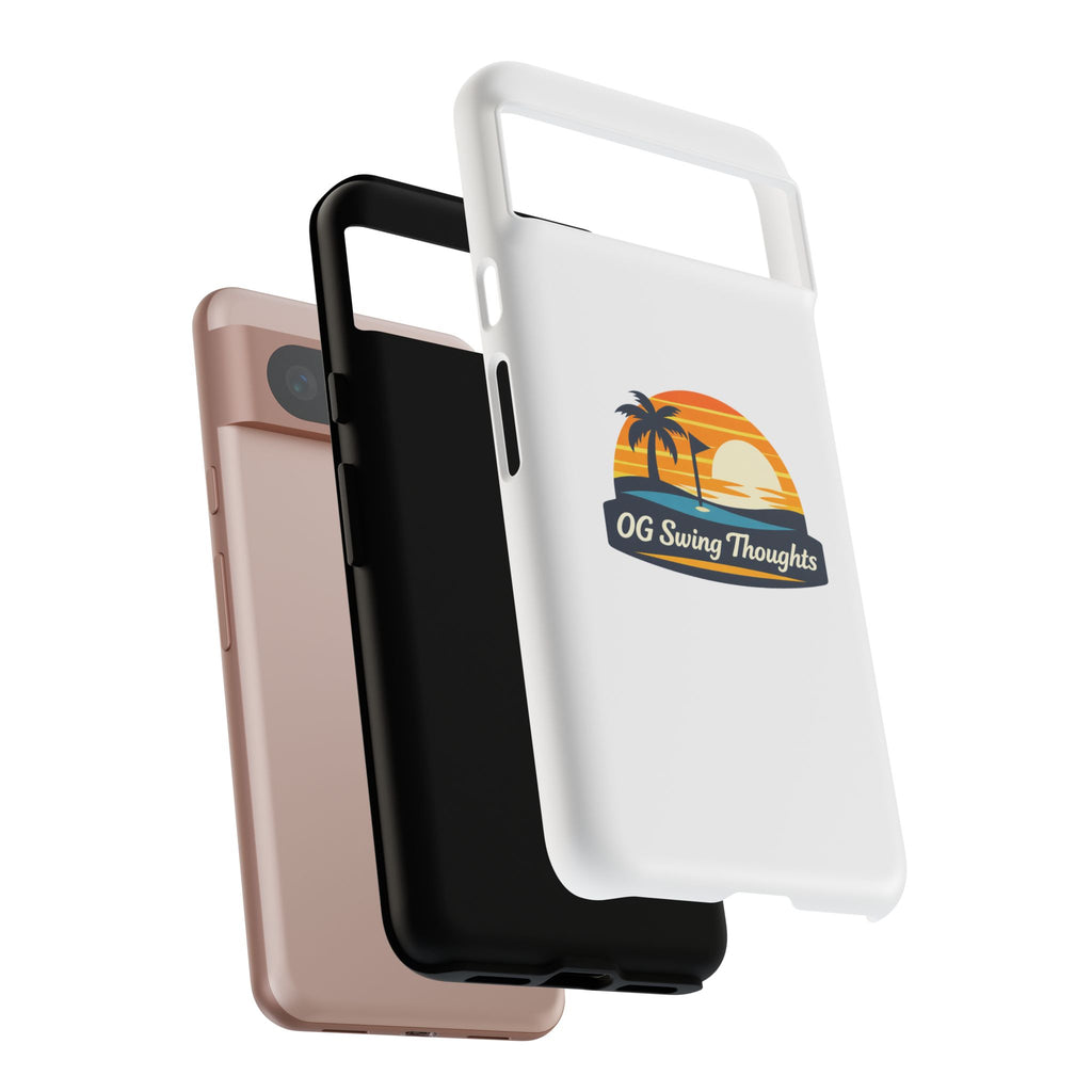 Phone Case - "OG Swing Thoughts" Tropical Sunset Design