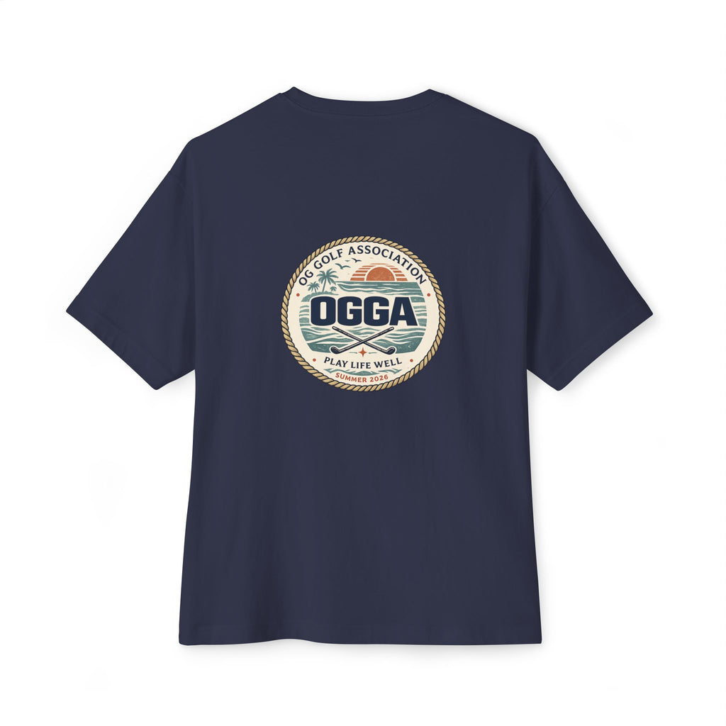 OGGA Vintage Golf Association Tee — Retro Logo Oversized Boxy T-Shirt