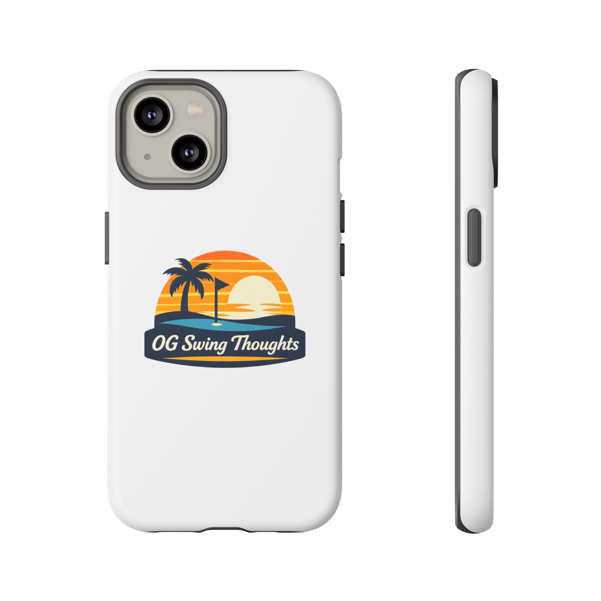 Phone Case - "OG Swing Thoughts" Tropical Sunset Design