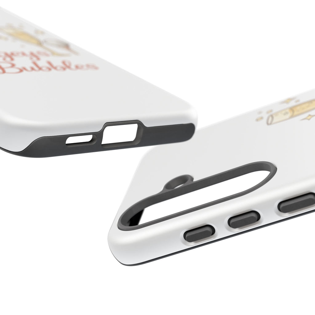 Phone Case — "Bogeys & Bubbles" Champagne Golf Design