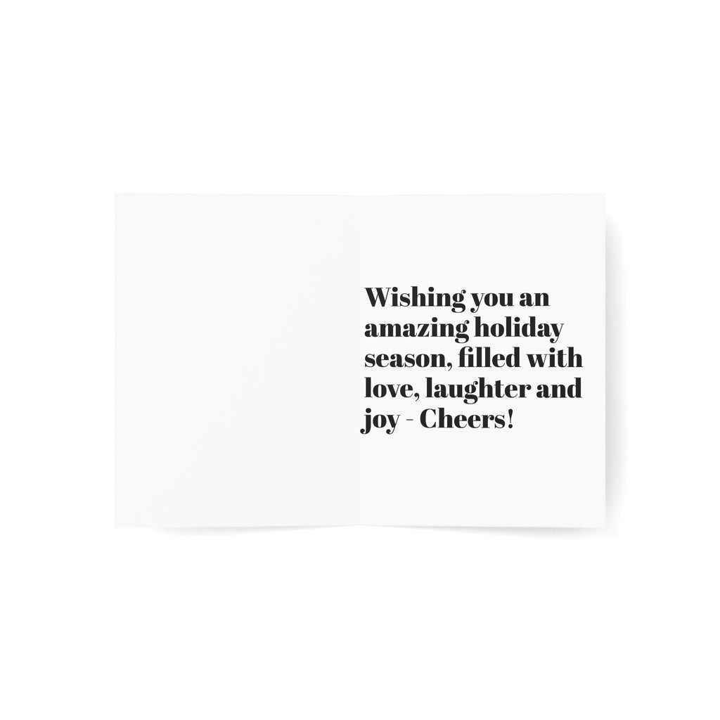 Coastal Christmas Golf Greeting Cards – "Merry Bright & Smoov" Holiday Note Cards (Pack Options)