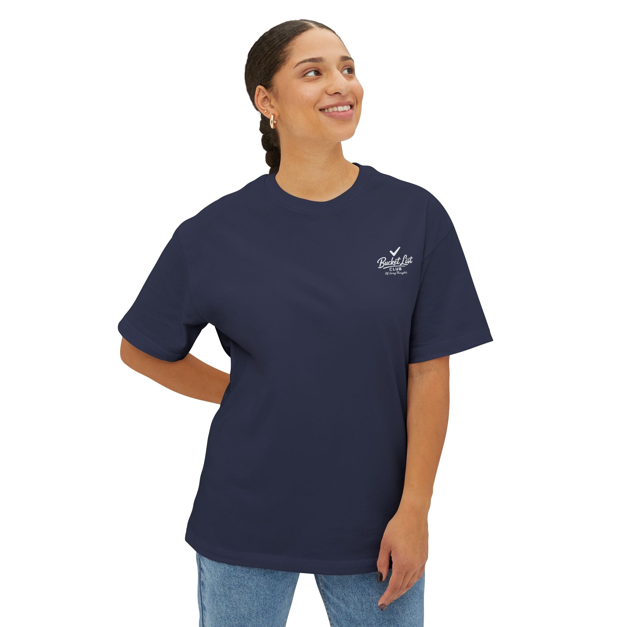 Golf Bucket List Tee — Casual Oversized Golf T‑Shirt
