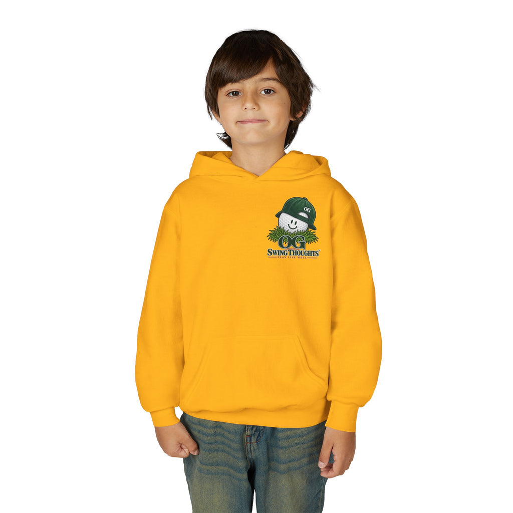 "Little Legend" Youth Golf Hoodie — "OG Swing Thoughts" Kids Golf Pullover