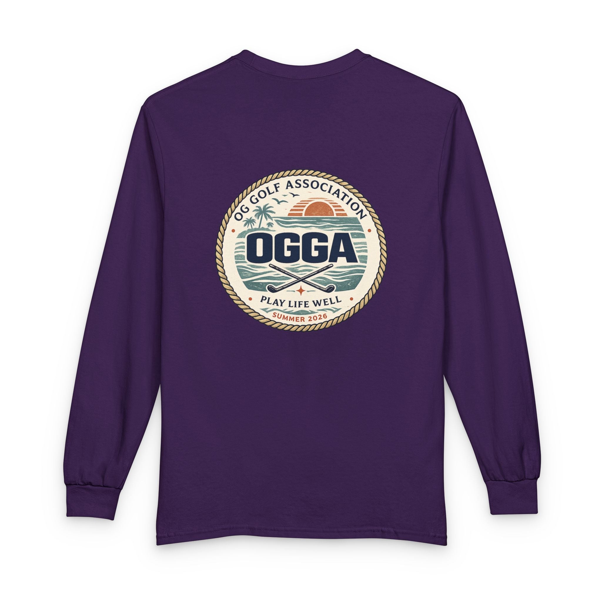 OGGA Vintage Golf Long Sleeve Tee — Play Life Well