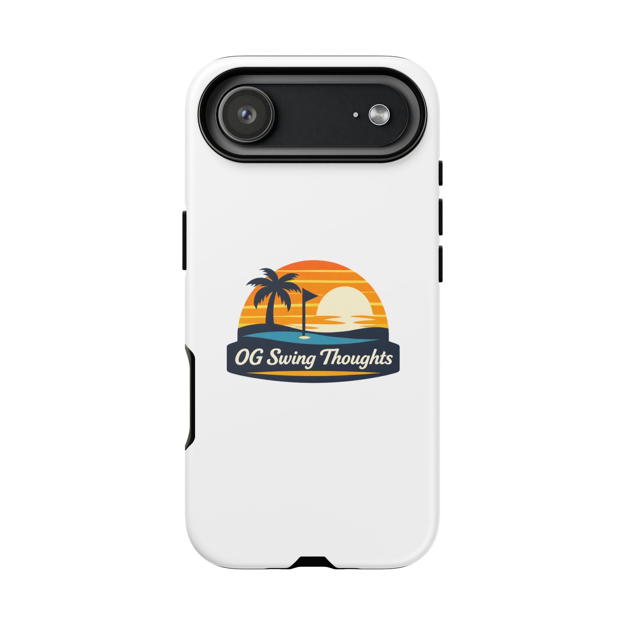 Phone Case - "OG Swing Thoughts" Tropical Sunset Design
