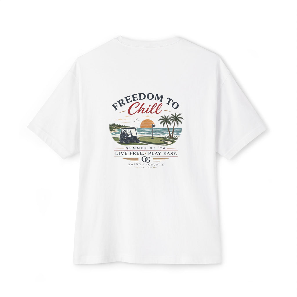Freedom to Chill Tee — "Live Free Play Easy" T-Shirt
