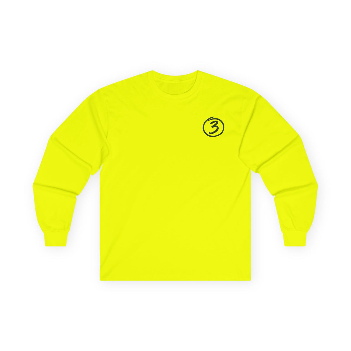 "Put Me Down for 3" Long Sleeve Tee - Play Life Well. Do Good