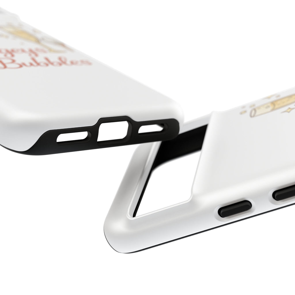 Phone Case — "Bogeys & Bubbles" Champagne Golf Design