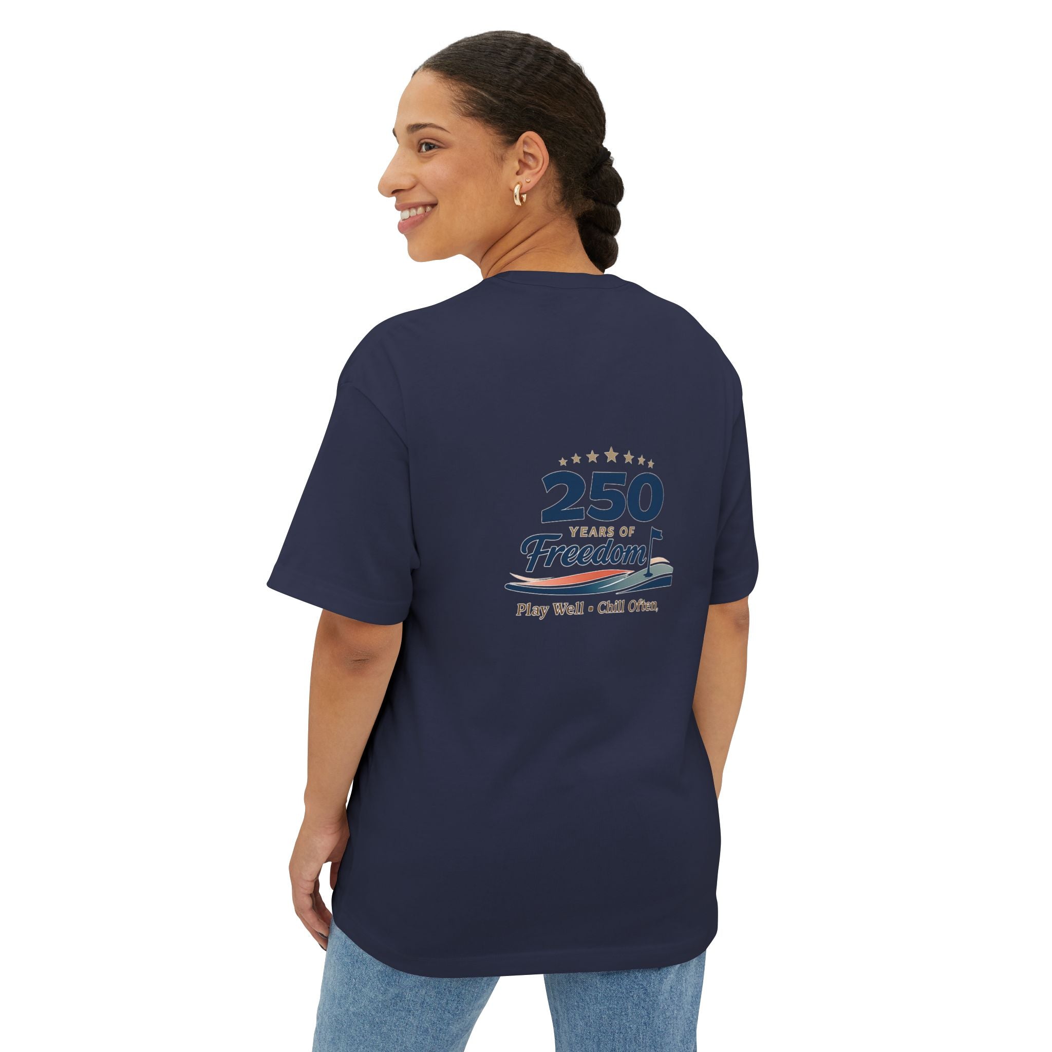 250 Years of Freedom Tee — Anniversary Patriotic T‑Shirt (Play Well • Chill Often)