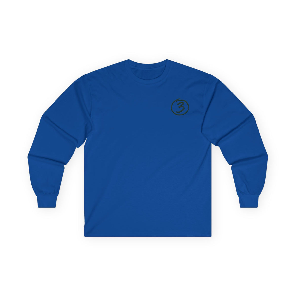 "Put Me Down for 3" Long Sleeve Tee - Play Life Well. Do Good