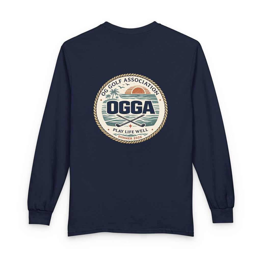OGGA Vintage Golf Long Sleeve Tee — Play Life Well