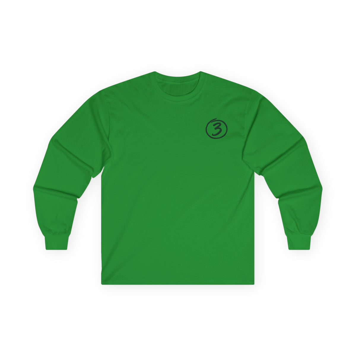 "Put Me Down for 3" Long Sleeve Tee - Play Life Well. Do Good